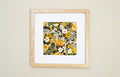 Botanical Series N° 5, geperste bloemen in kader, foto 1