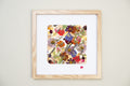 Botanical Series N° 20, geperste bloemen in kader, foto 1