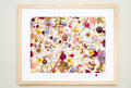 Botanical Series N° 30, geperste bloemen in kader, foto 1